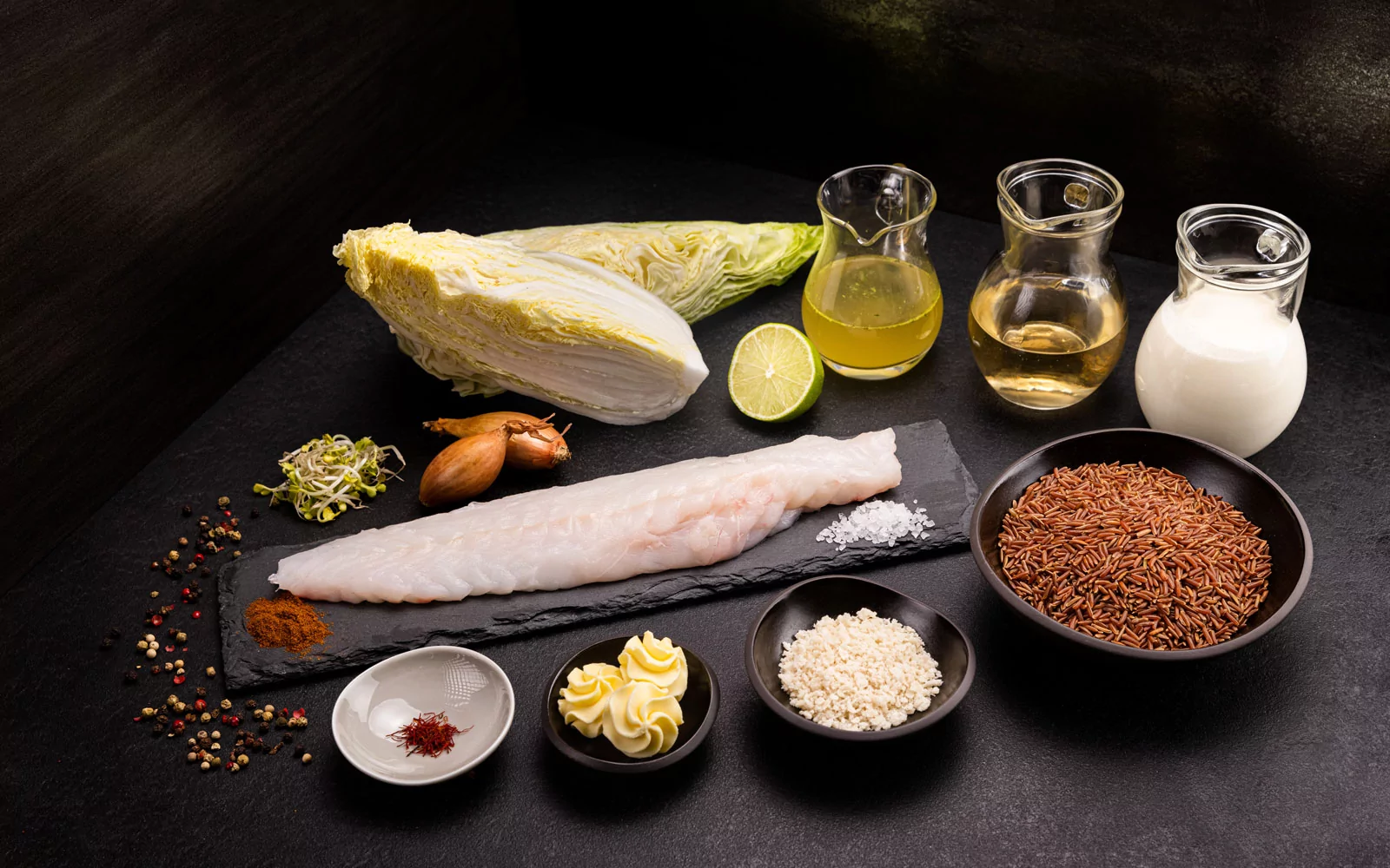 Zutaten: Gebratenes Seeteufelmedaillon